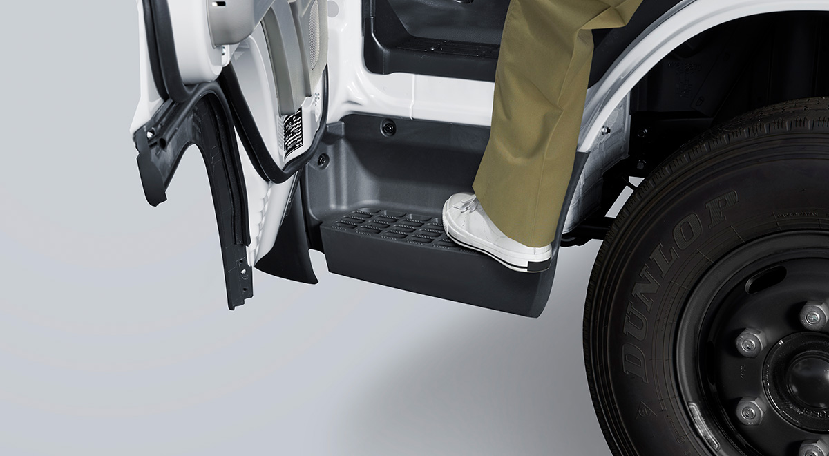 Bậc lên xuống rộng và thấp